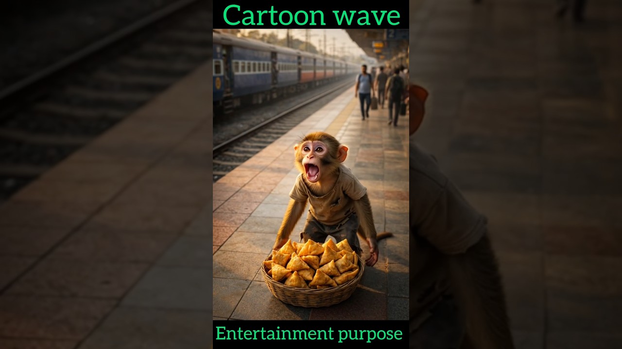 monkey struggle life for self  || 