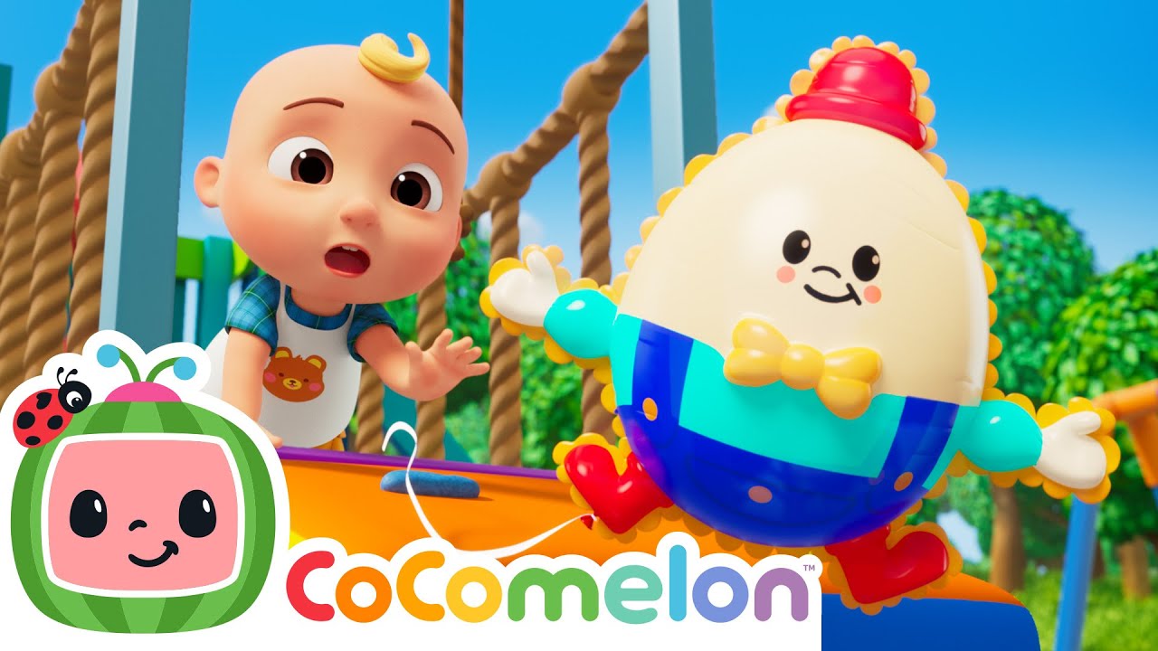 Humpty Dumpty Playground with JJ | CoComelon Nursery Rhymes & Kids Songs