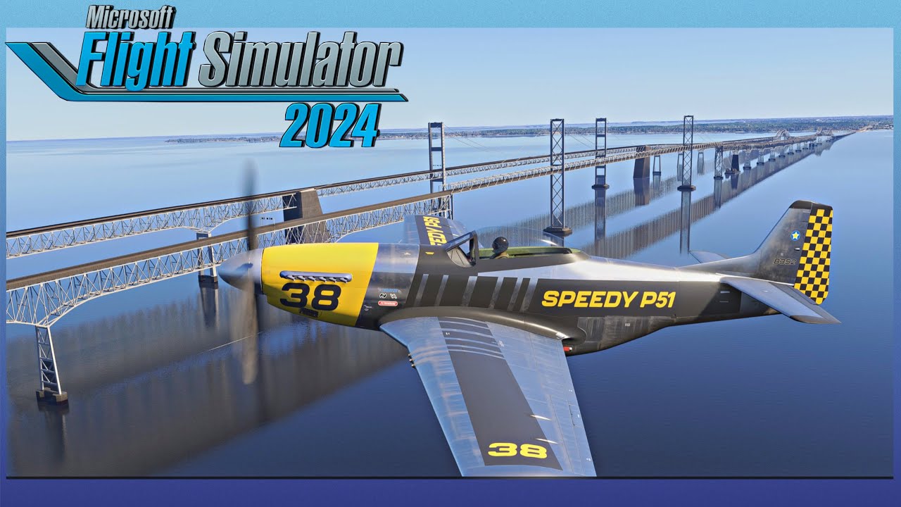 🔥 P-51 Mustang Exploring Maryland | Microsoft Flight Simulator 2024 (PS5) ✈️