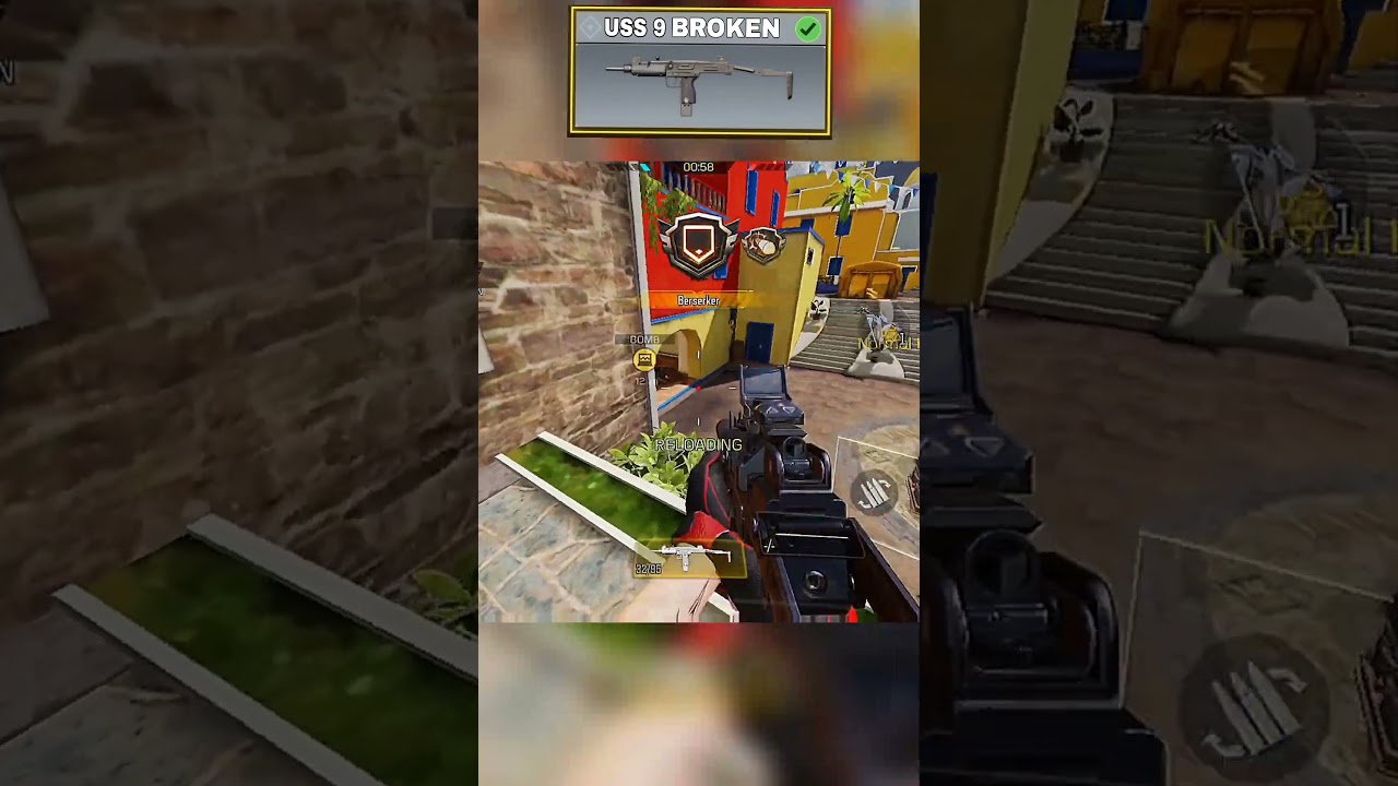 💀 USS 9 Gunsmith Broken 🔥💯 #codm #codmobile #callofdutymobile #uss9