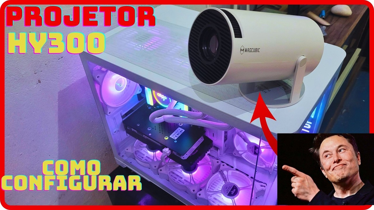 [PASSO A PASSO] projetor hy300 como fazer as configurações inciais