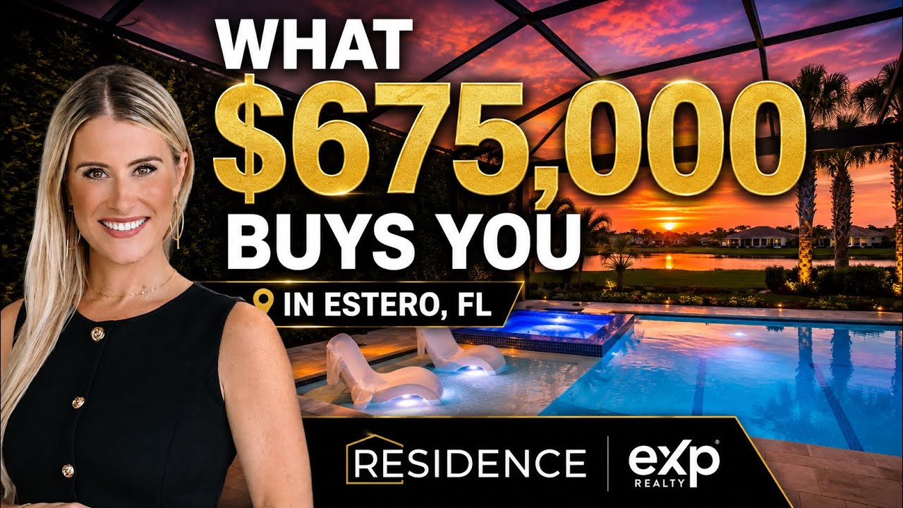 What $675,000 Buys You in Estero, FL | Turnkey Waterfront Pool Home Tour | The Place at Corkscrew