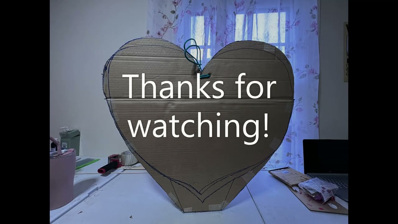 Making a Heart Piñata
