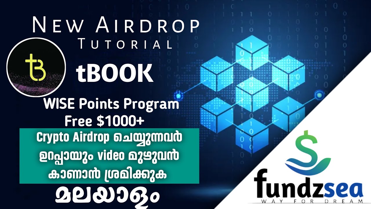 tBOOK Wise Score Points Full Guide in Malayalam | Earn $1000+ Free Airdrop | Step-by-Step Tutorial