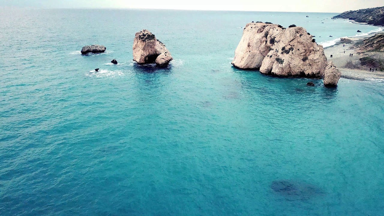 Aphrodite's Rock - Petra Tou Romiou in January Cyprus