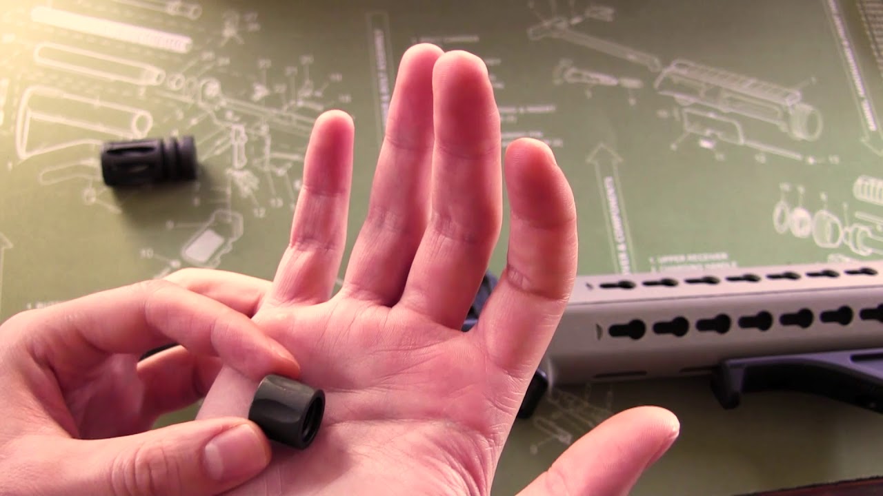 Fluted Thread Protector - Low-Cost CA-Compliant Muzzle Device