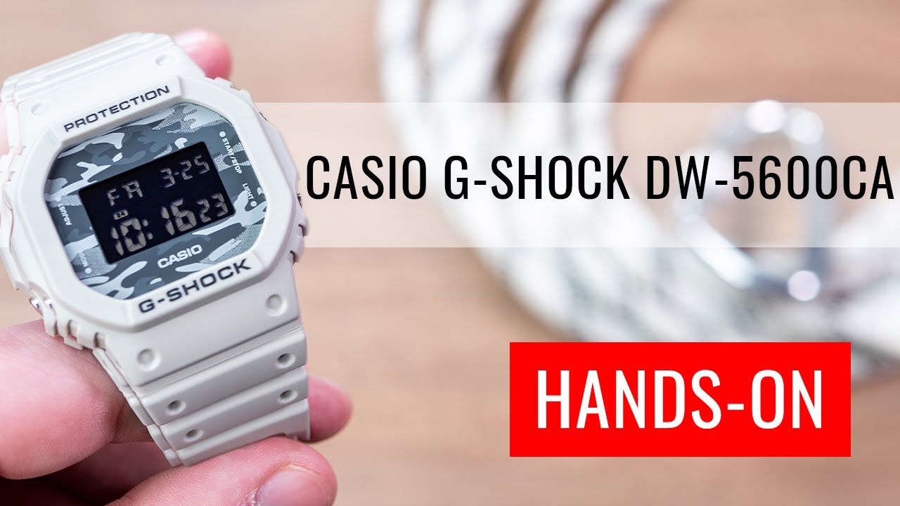HANDS-ON: Casio G-Shock Original DW-5600CA-8ER Utility Camo Series