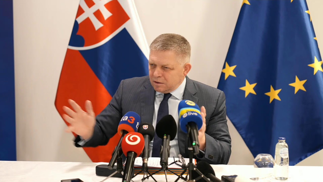 Tlačový brífing predsedu vlády SR Roberta Fica o záveroch summitu lídrov EÚ