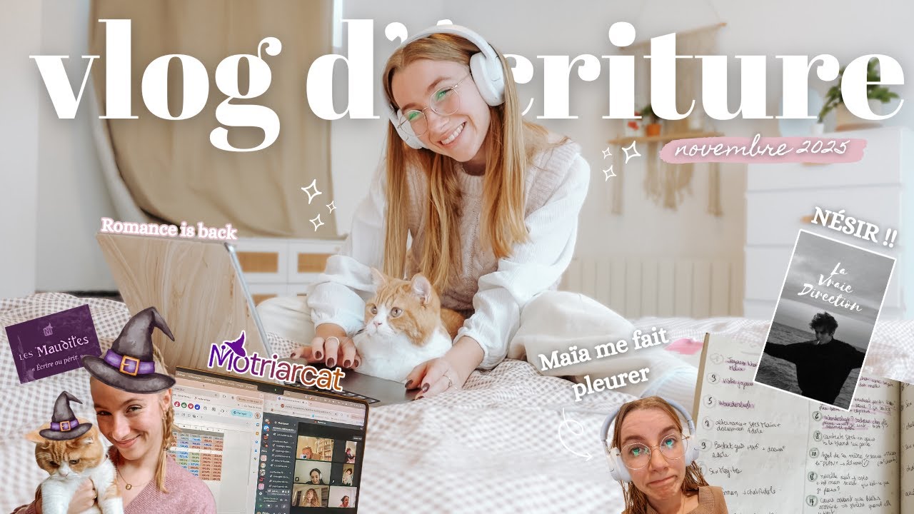 VLOG D'ÉCRITURE N°35 : je retrouve ma romance pour Motriarcat ! 🕯️💖✨