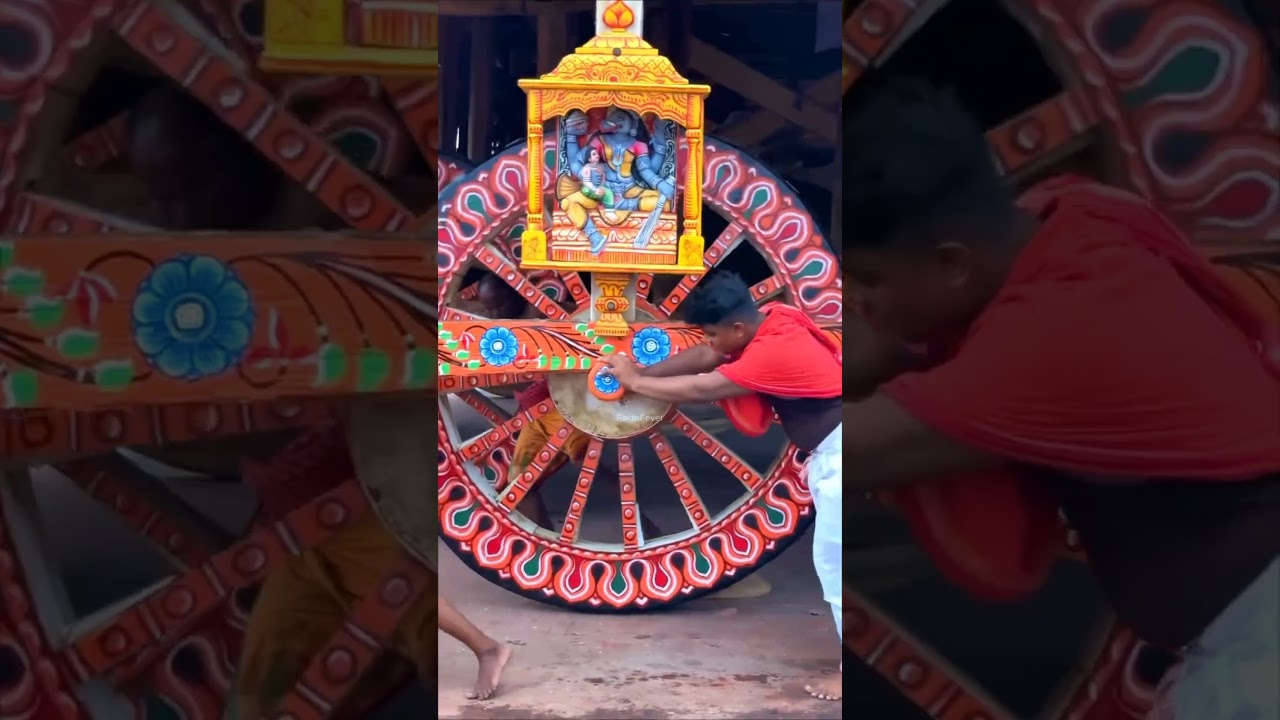 Beautiful Indian Jai Jagannath Rath Stop System #shorts #youtubeshorts