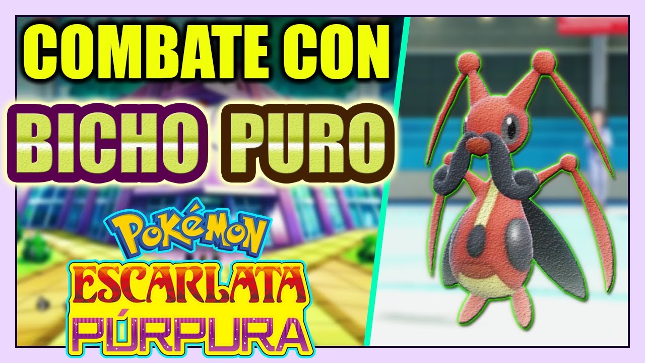 EQUIPO POKÉMON BICHO PURO! ES IMPOSIBLE GANAR un COMBATE POKÉMON con EL TIPO BICHO.. PINSIR, SÁLVAME
