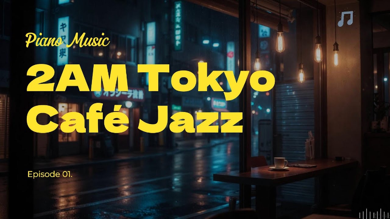 Tokyo night Jazz🌙 | Smooth Jazz for Study, Work & Sleep (1 Hours)