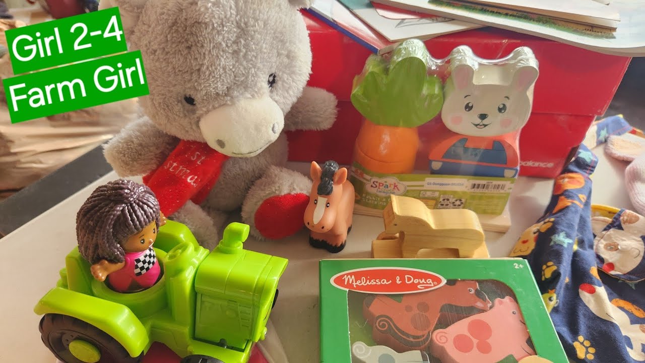 Farm Girl Box for Girl 2 to 4 Operation Christmas Child