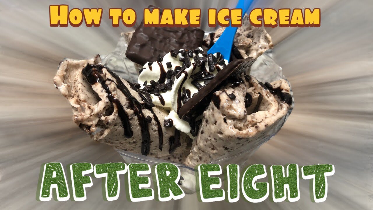 After Eight Ice Cream Rolls - how to make delicious ice cream at home | ASMR