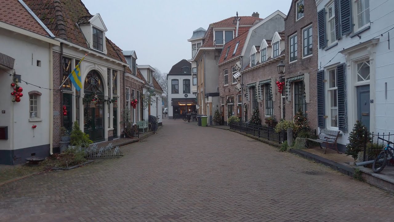 Misty Winter Walk in Harderwijk 🌫️ | Gelderland | The Netherlands - 4K60