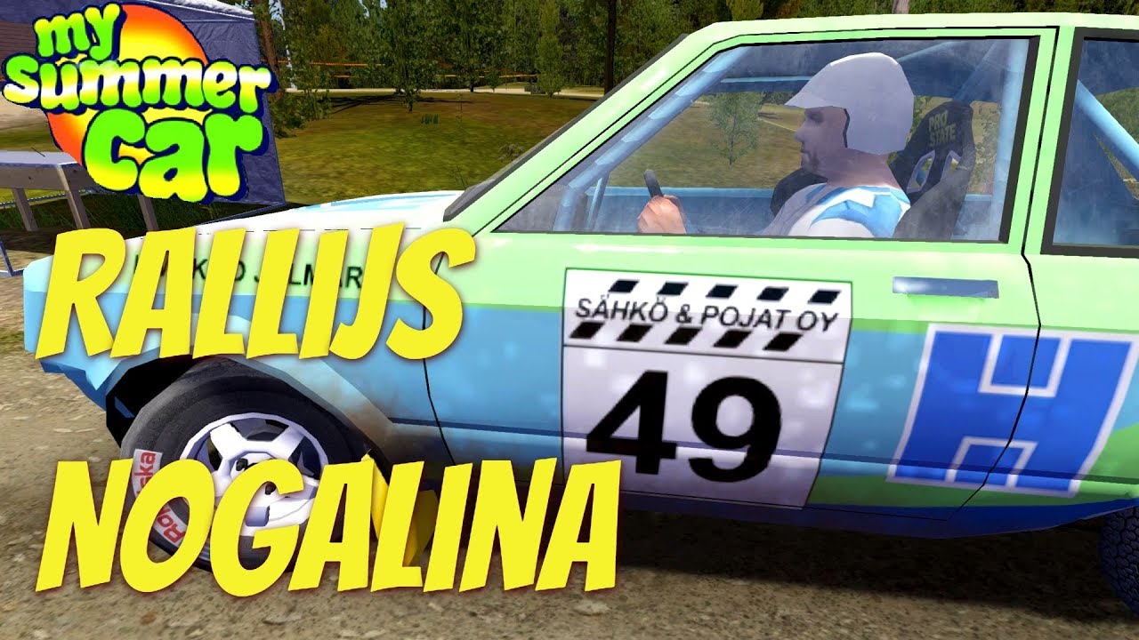 Spēlējam My Summer Car - Rallijs Nogalina, Tiešā Nozīmē!!!