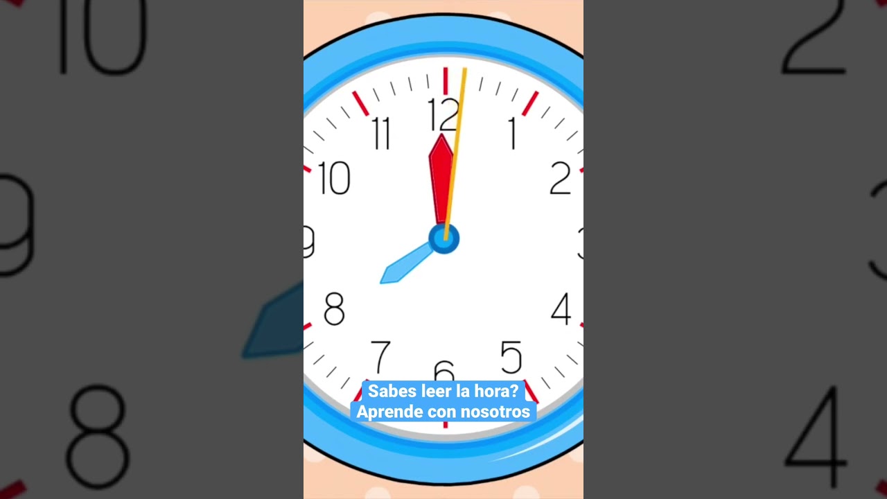Sabes leer la hora? ⏰ Aprende con nosotros #lahora #viralshort #aprender #dibucuentos