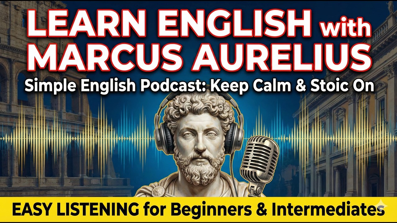 Meditations A Roman Emperors Secret to Happiness | Daily English Conversation for Beginner