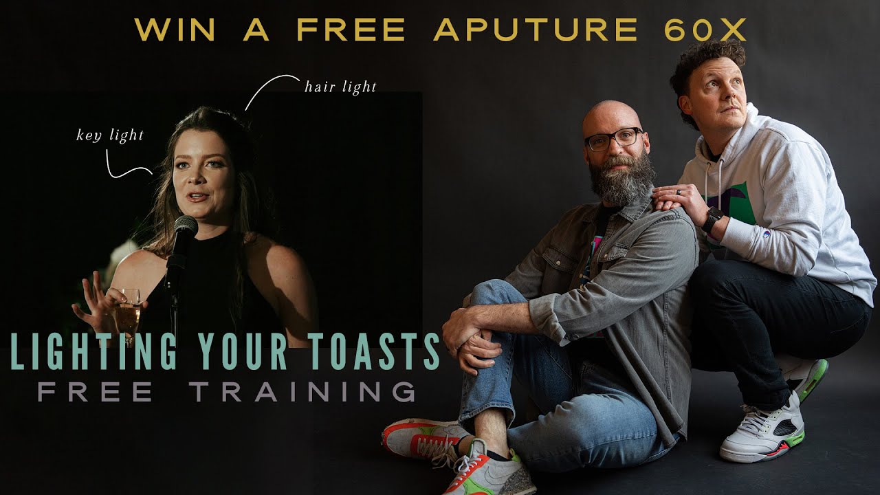 Lighting Your Toasts Free Training | Win an Aputure 60X