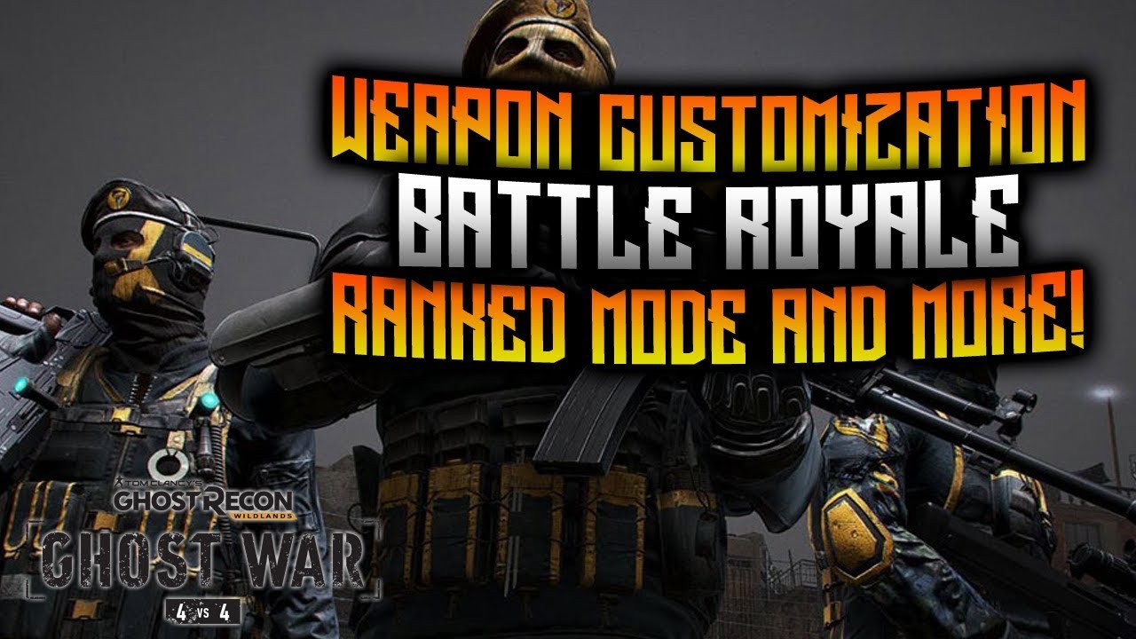 GHOST WAR - Weapon Customization, Battle Royale, Ranked Mode, And MORE!
