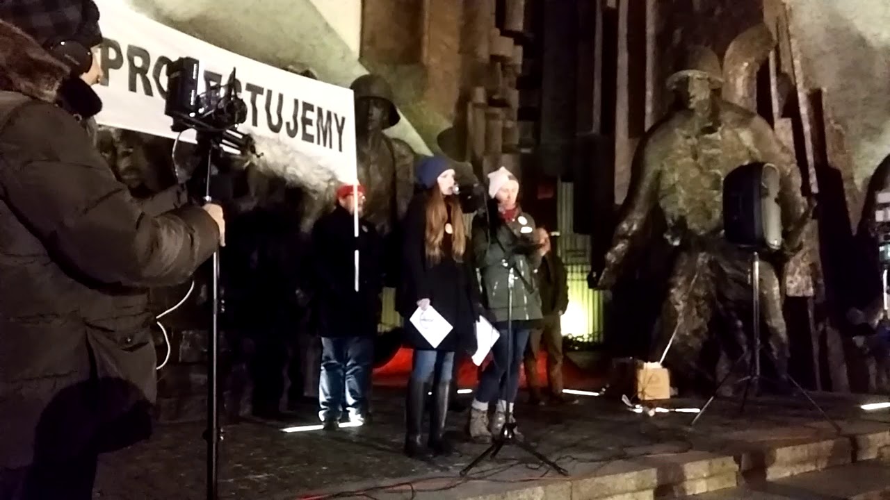 Manifestacja KOD w obronie SN - 3.12.2017