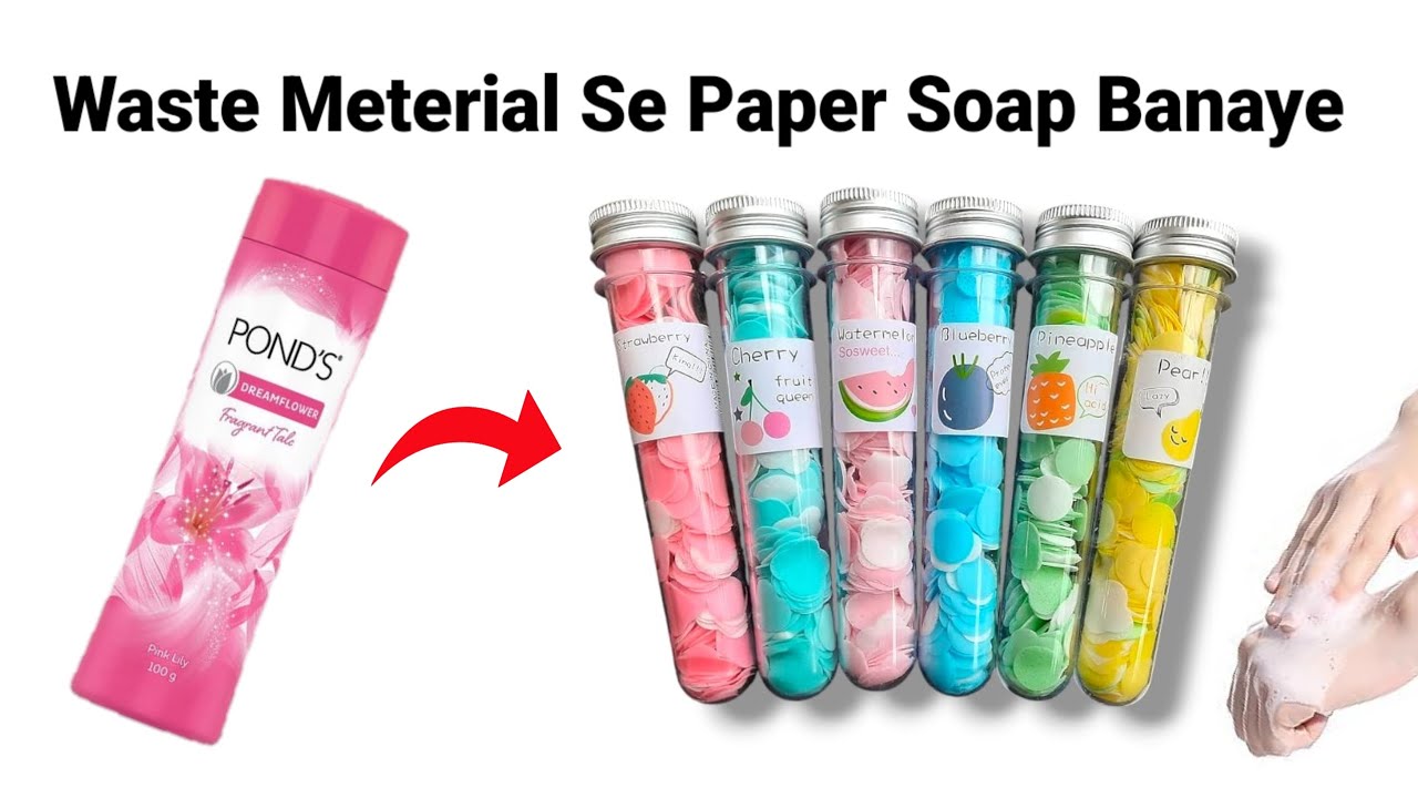 Homemade paper soap making kit/homemade paper soap/How to make paper soap/paper soap making/#soap