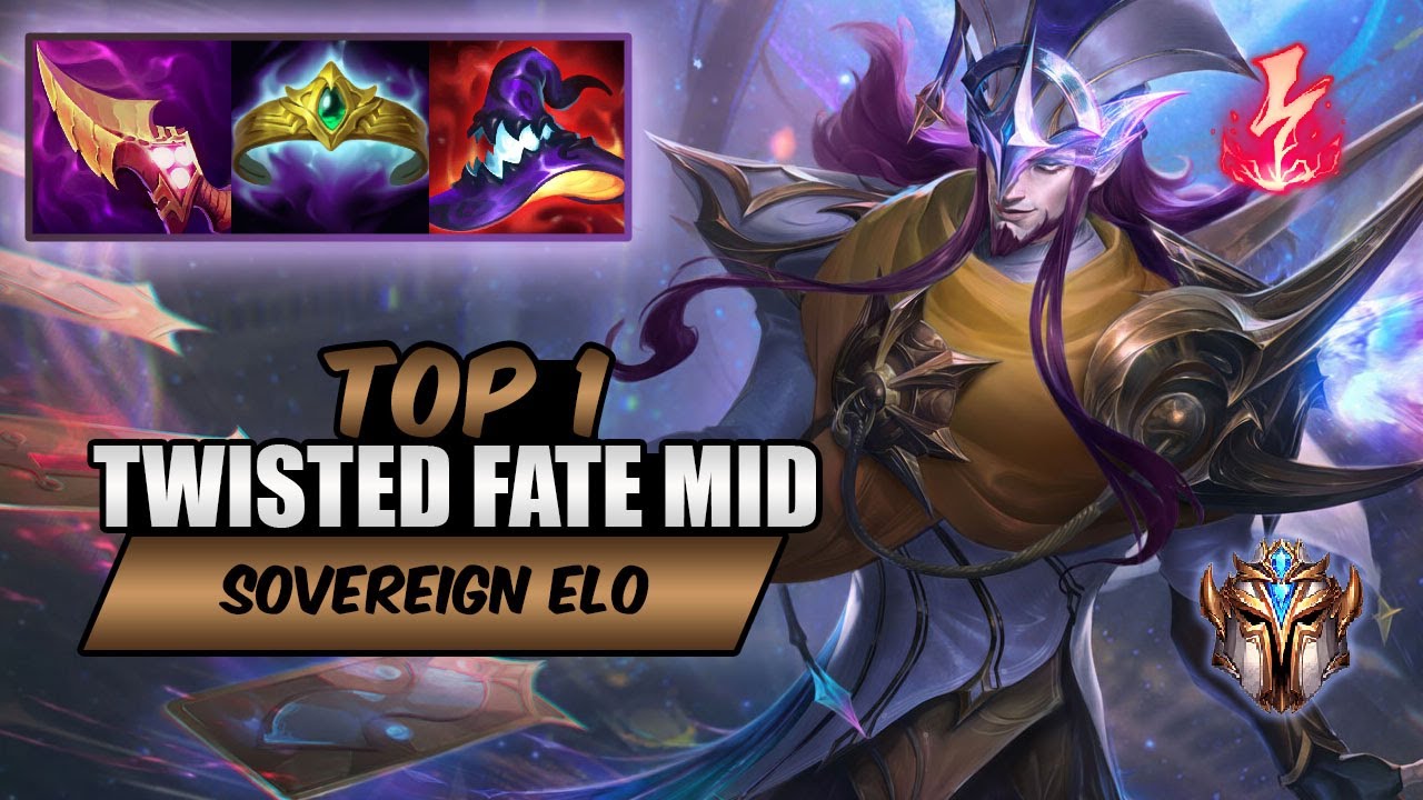 Wild Rift Twisted Fate top 1 - S13 rank game + build