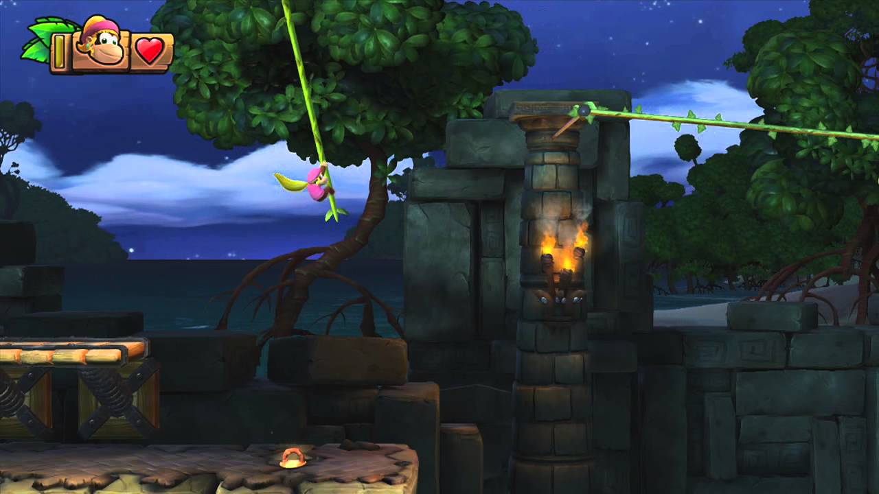 Donkey Kong Country Tropical Freeze 1-A Hopp, Hopp, Hurra Extraschwer