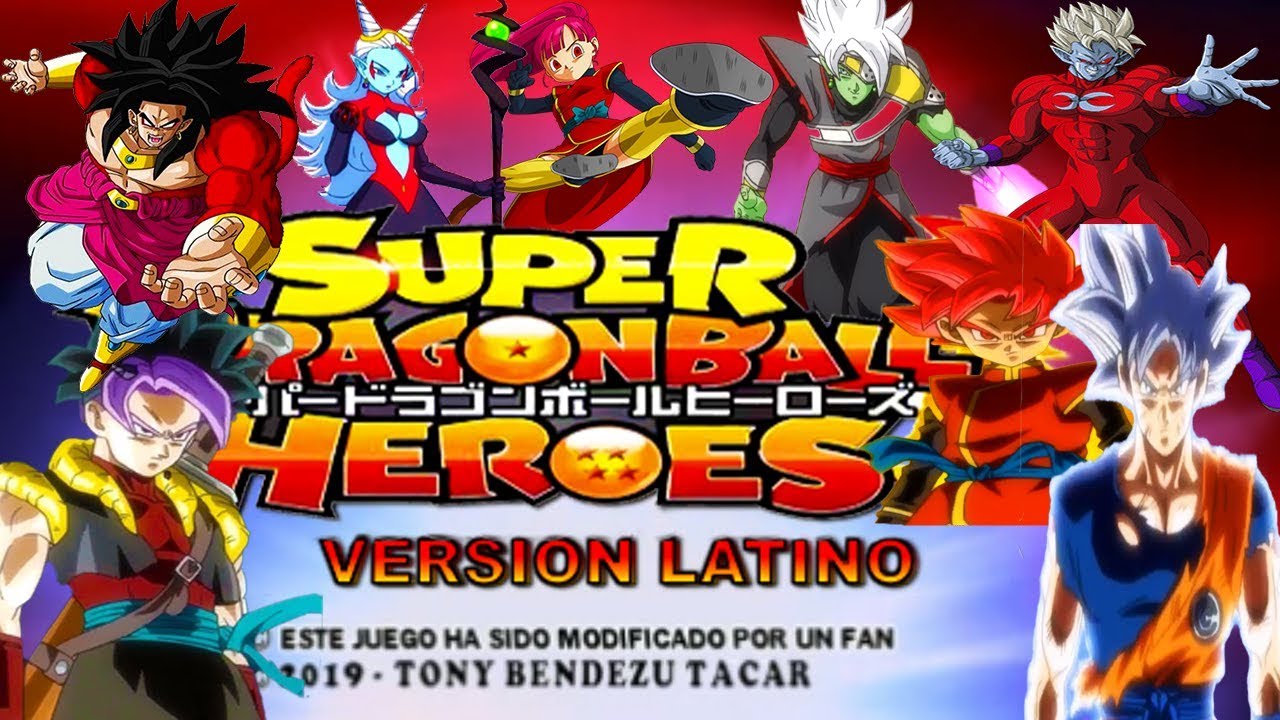Super Dragon Ball Heroes android  con 65 personajes audio latino