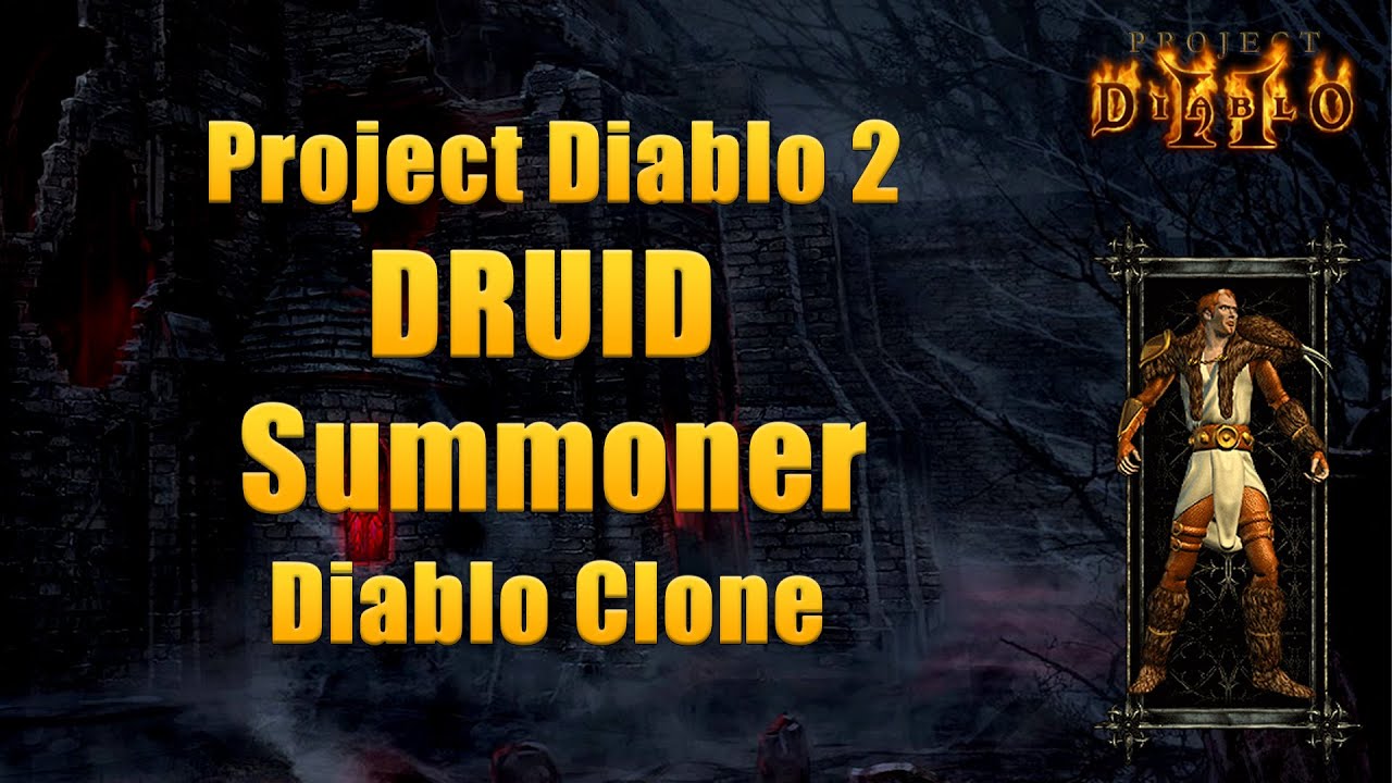 Project Diablo 2 Season 12 – Druid Summoner vs Diablo Clone | Full Aldurs Set