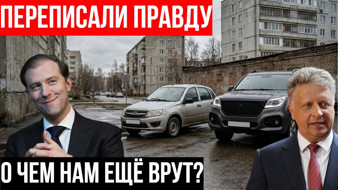 ERASED FROM THE AIR! Who and why REWROTE Manturov's scandalous words about AvtoVAZ?
