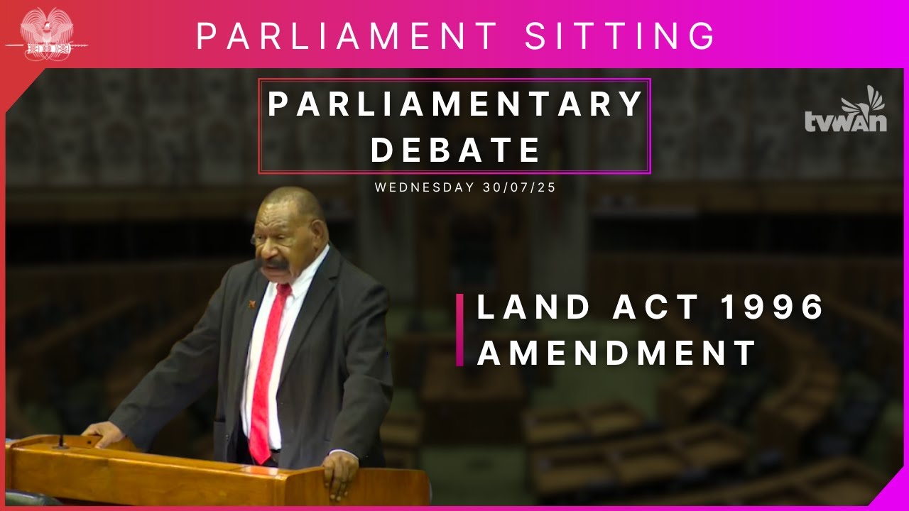 Parliamentary Debate | Parliament Sitting Wednesday 30th July 2025