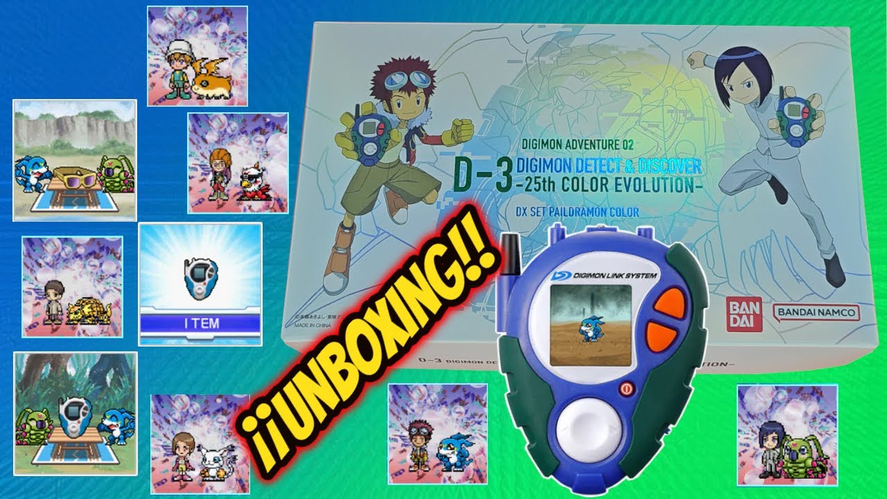 D-3 DIGIVICE 25TH ANIVERSARIO EDICIÓN LIMITADA PAILDRAMON