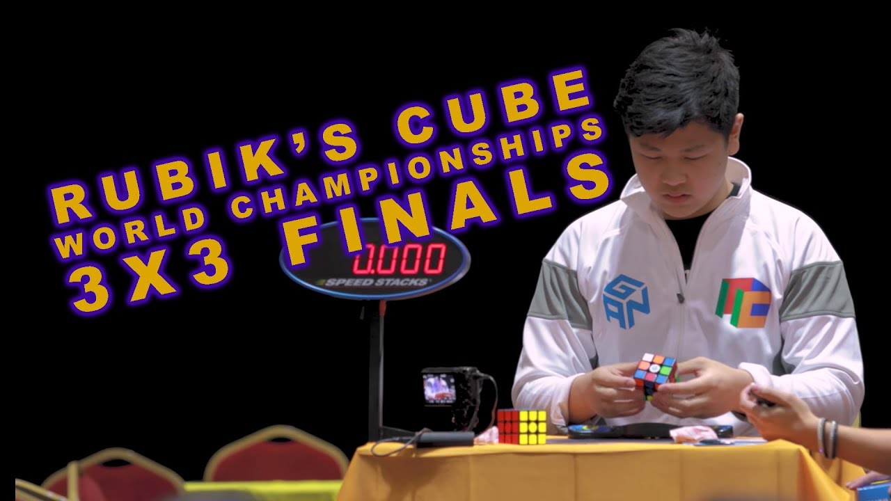 2017 Rubik's Cube World Championships 3x3 Finals | 4k