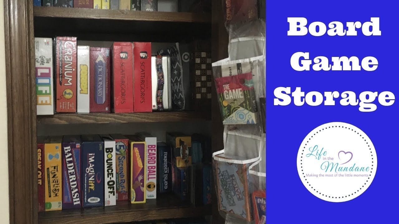 BIG FAMILY BOARD GAME STORAGE & DECLUTTERING TIPS