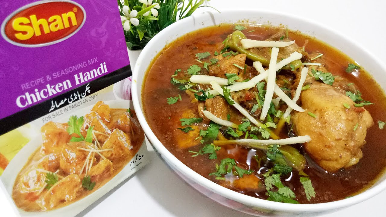 Shan Chicken Handi Recipe - Quick & Easy Chicken Handi - Chicken Handi Recipe