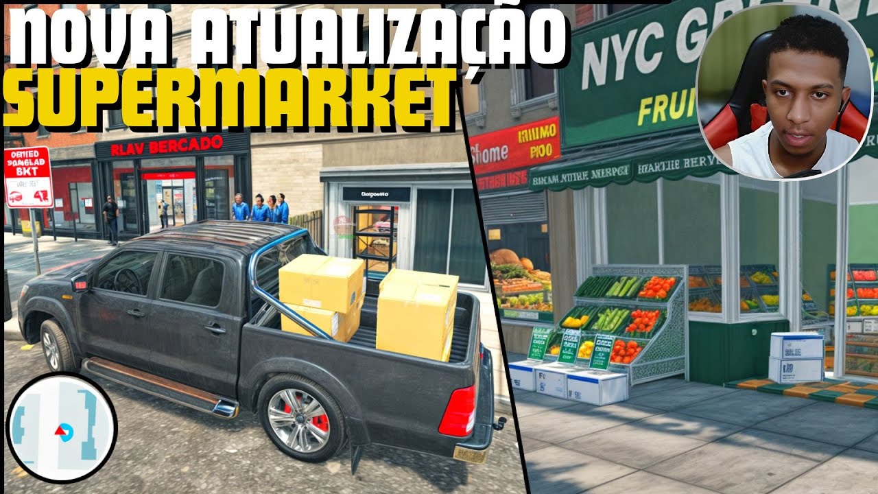 CARROS, MOTO, BICICLETA E OUTROS MERCADO NA CIDADE - ATUALIZAÇÃO SUPERMARKET SIMULATOR