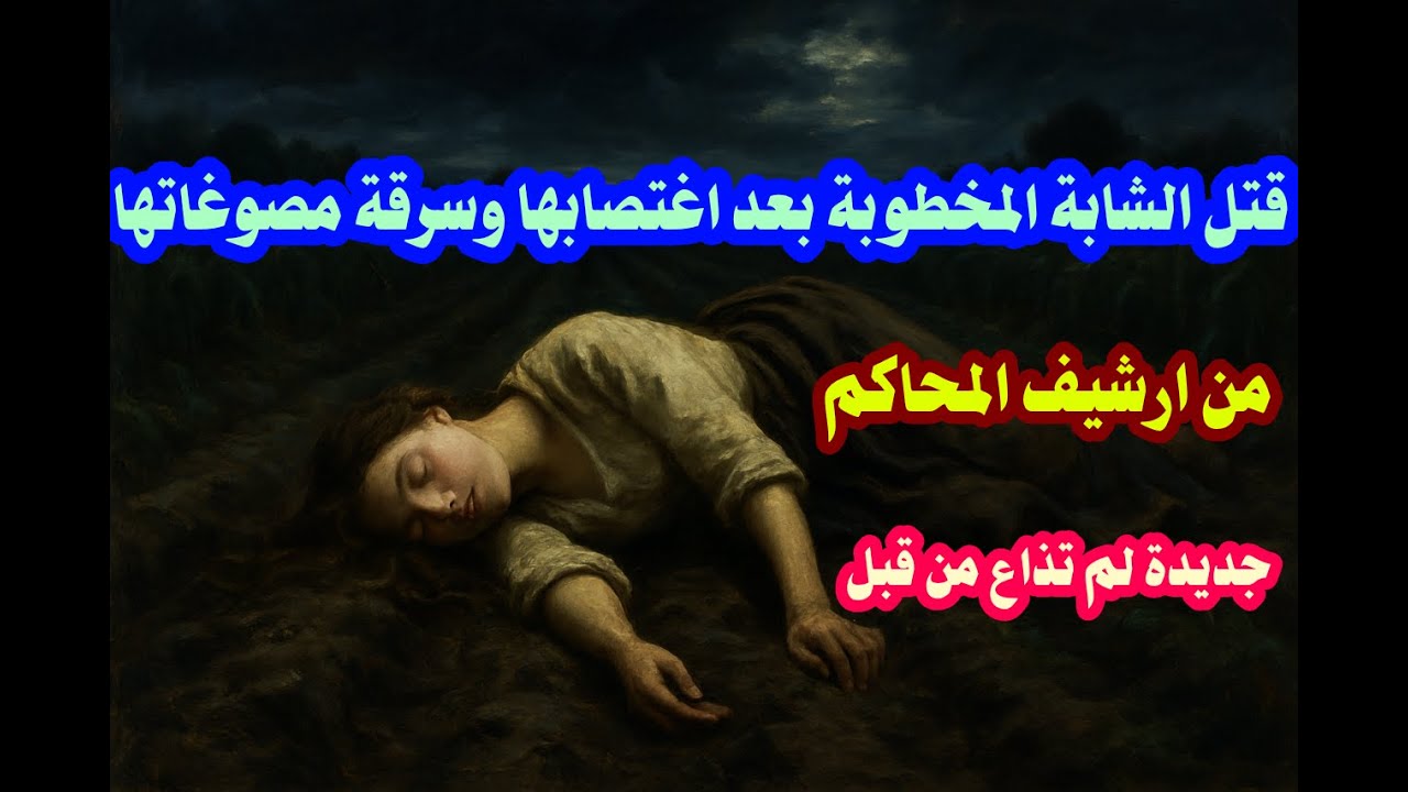 من ارشيف المحاكم حل لغز مقتل الشابة المخطوبة بعد تعرضها للاغتــصاب وسرقة مصوغات الخطوبة