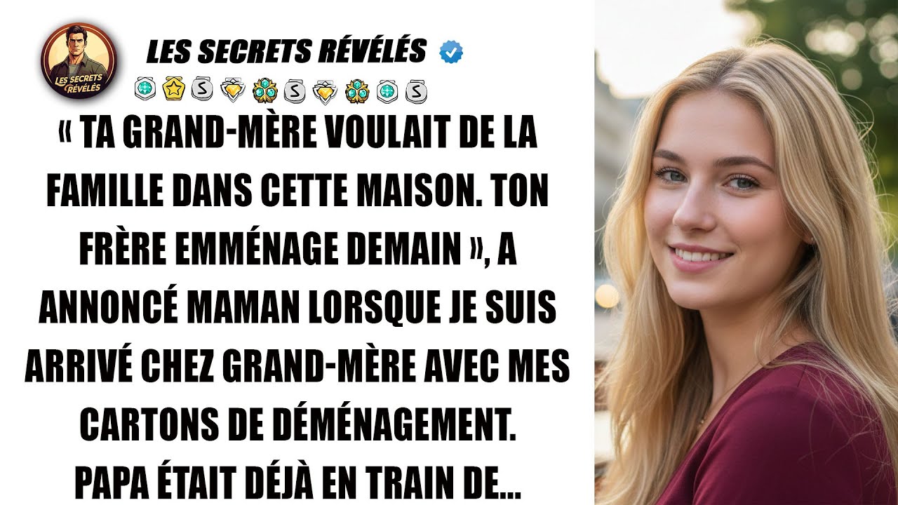 Ma grand-mère m'a légué sa maison, mais mes parents l'ont donnée à mon frère. J'ai le testament.