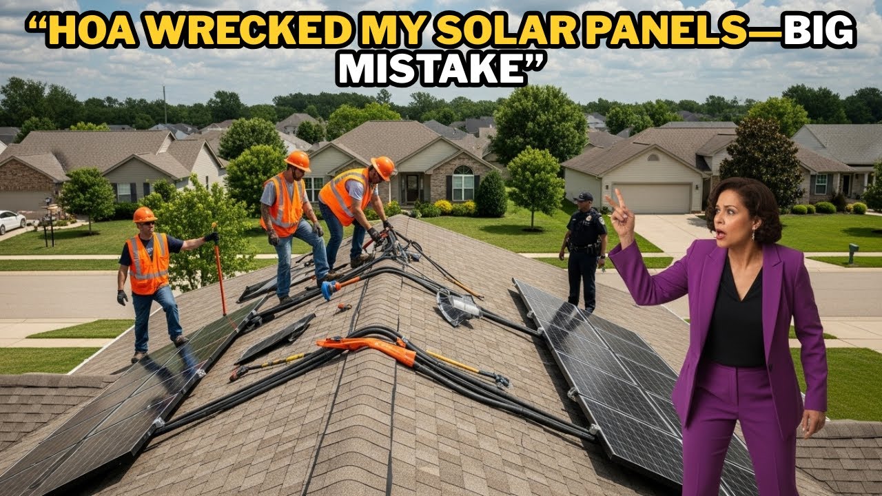 HOA Ordered My Solar Panels Destroyed — They Didn’t Expect Me to Shut Down Their Whole Neighborhood