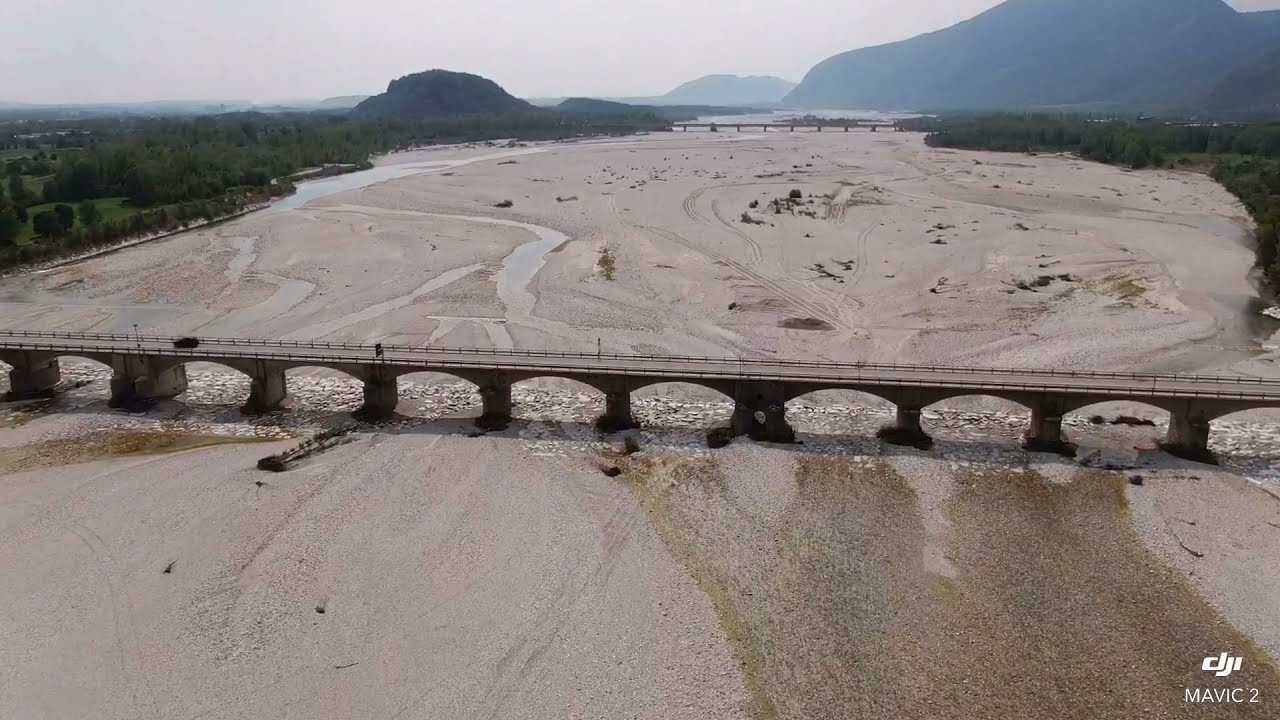 Tagliamento in Nordosten Italiens.