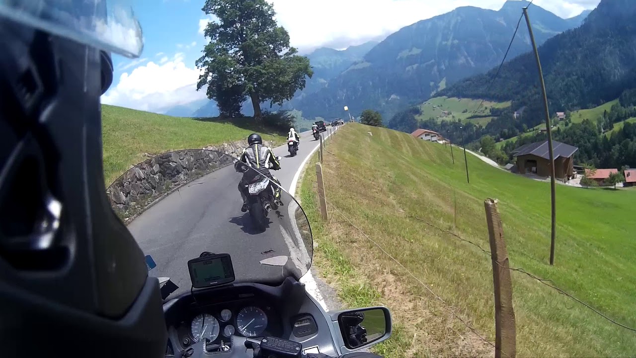 honda st1100 on the panoramastraße down