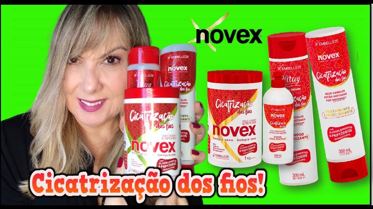 📌NOVEX CICATRIZAÇÃO DOS FIOS  LINHA LIBERADA LOWPOO BARATINHO DE MERCADO