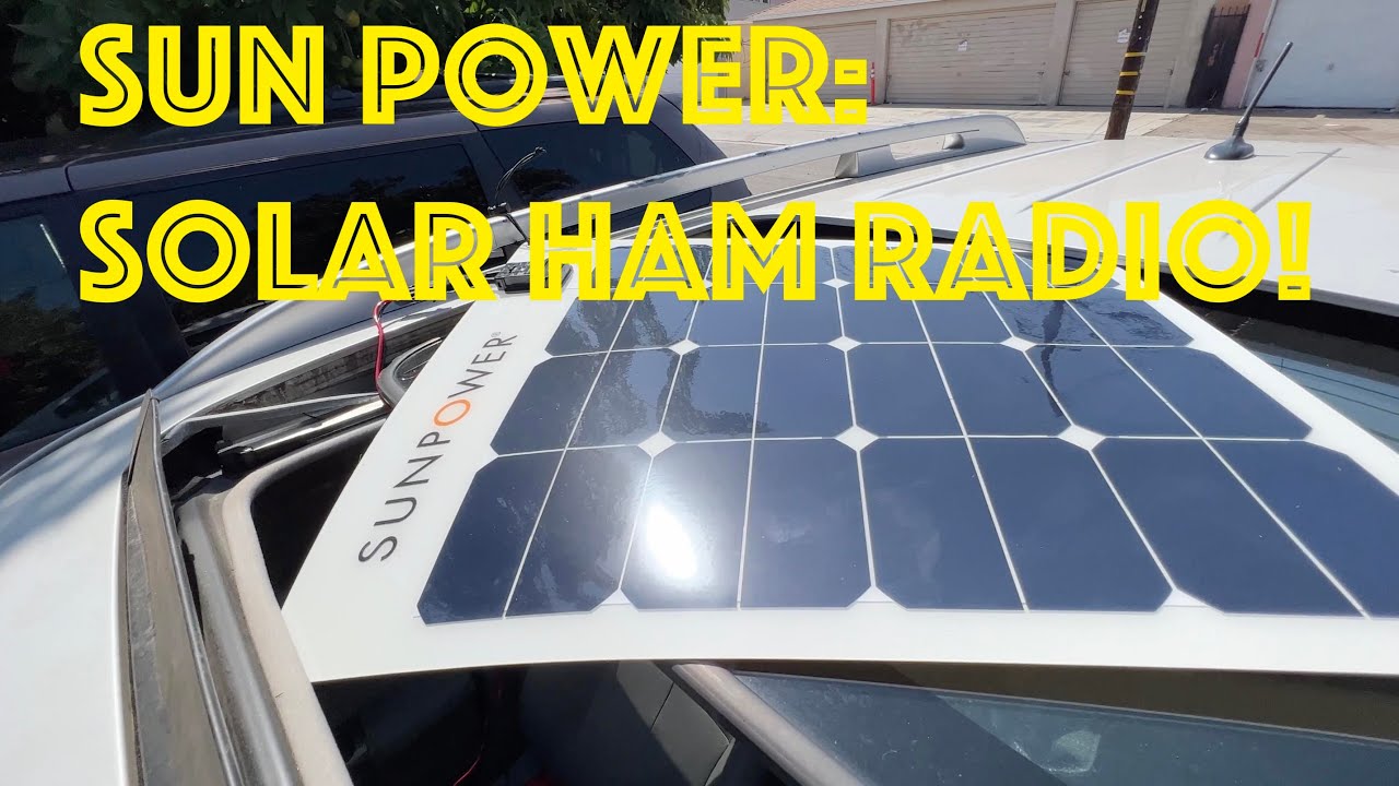Sun Power's 50W Solar Panel: The Discreet Game-Changer for Amateur Radio!