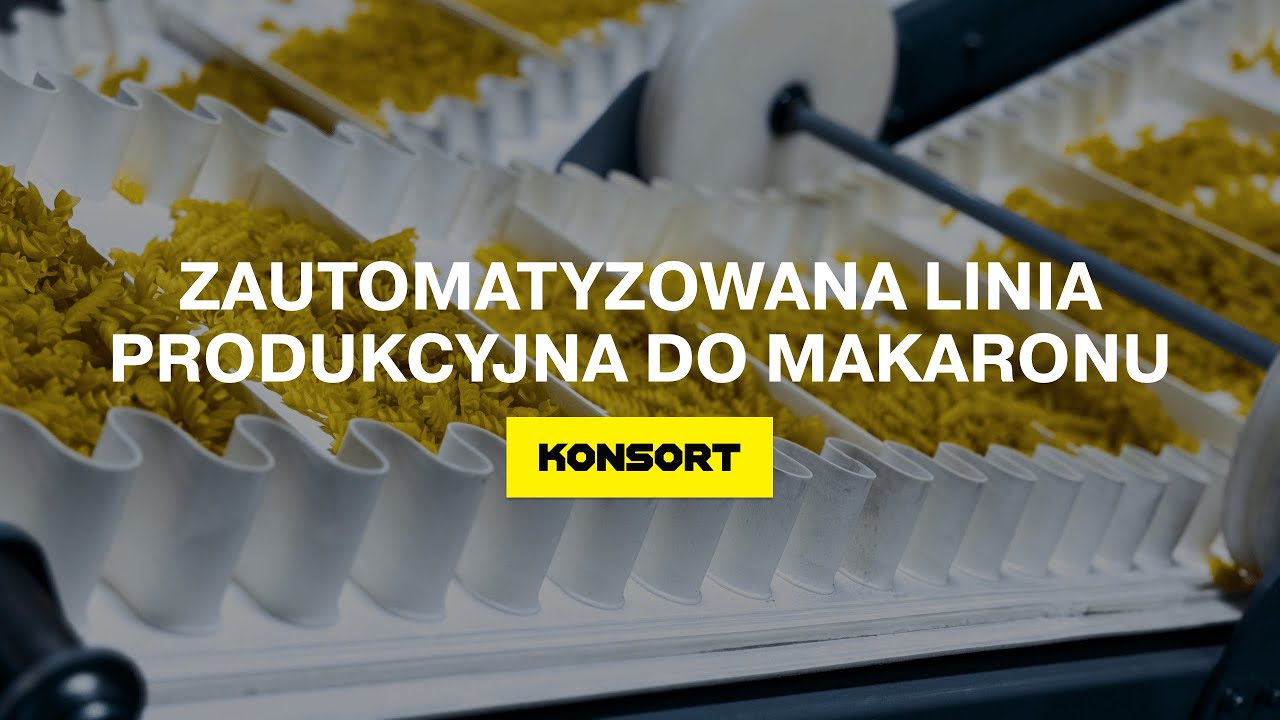 Zautomatyzowana linia produkcyjna do makaronu | Przenośniki taśmowe oraz przesiewacze wibracyjne
