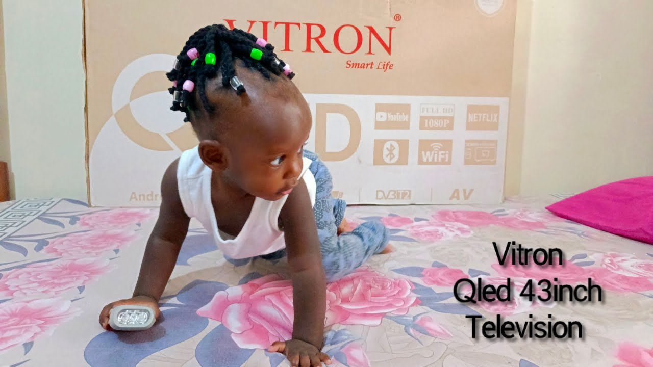 Обзор 43-дюймового телевизора Vitron QLED | Купила дочери её первый телевизор на первый день рожд...