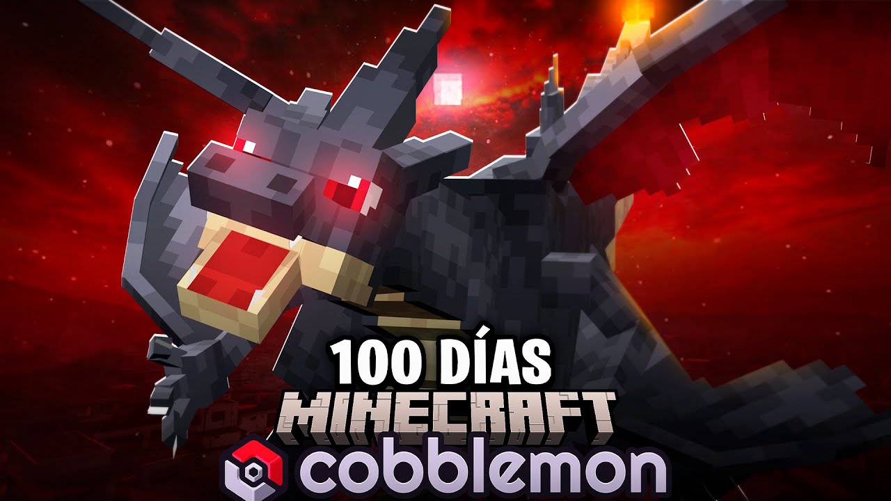 Sobreviví 100 DÍAS en el Mejor Servidor de Minecraft POKÉMON (Cobblemon)