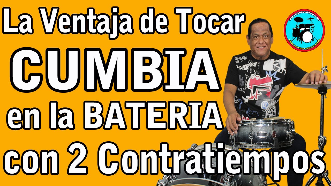 La Ventaja de Tocar CUMBIA en la BATERIA con 2 Contratiempos