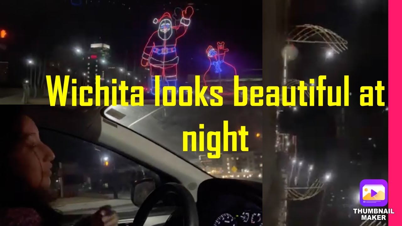Wichita looks more beautiful at night # around Keepers of the plain, downtown