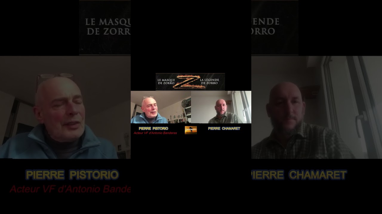 Itw de #pierrepistorio, VF d&rsquo; #antoniobanderas dans 